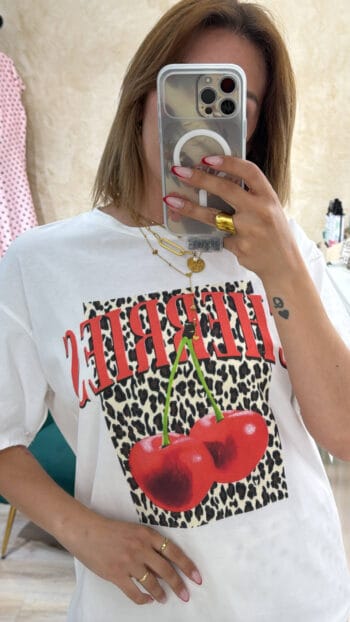 Leopar T-shirt μπλούζα