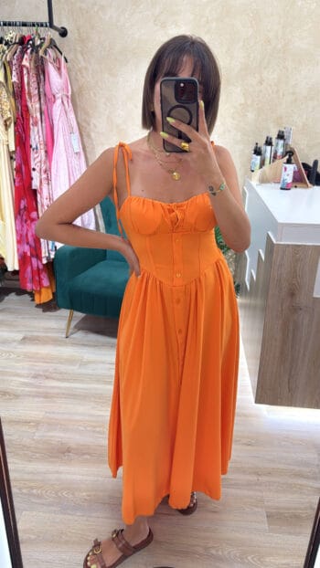 Pinterest Φόρεμα - ONE SIZE, Πορτοκαλί