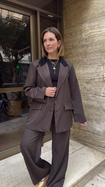 Suit Κοστούμι - Καφέ, ONE SIZE